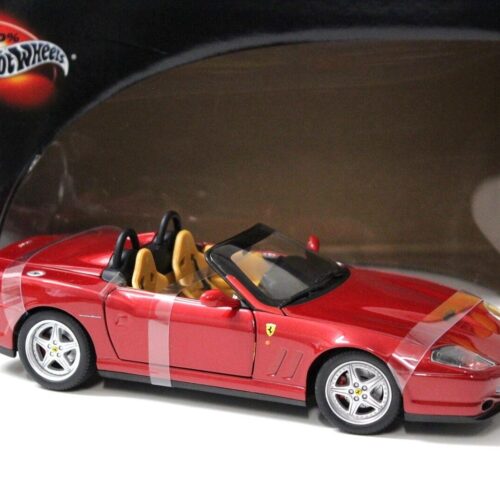 1:18 Hot Wheels Ferrari 550 Barchetta Pininfarina wine red