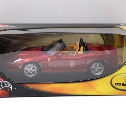 1:18 Hot Wheels Ferrari 550 Barchetta Pininfarina wine red