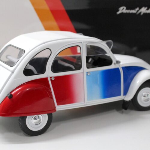 1:12 Z-Models Citroen 2CV Cocorico 1986 white/ blue/ red