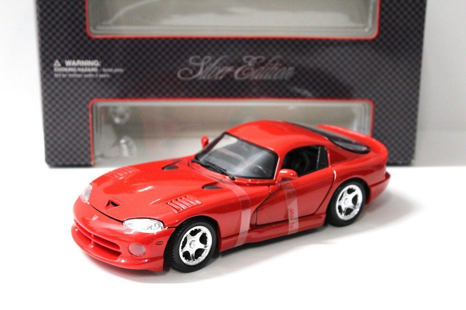 1:18 Maisto Dodge Viper GTS Coupe 1997 red