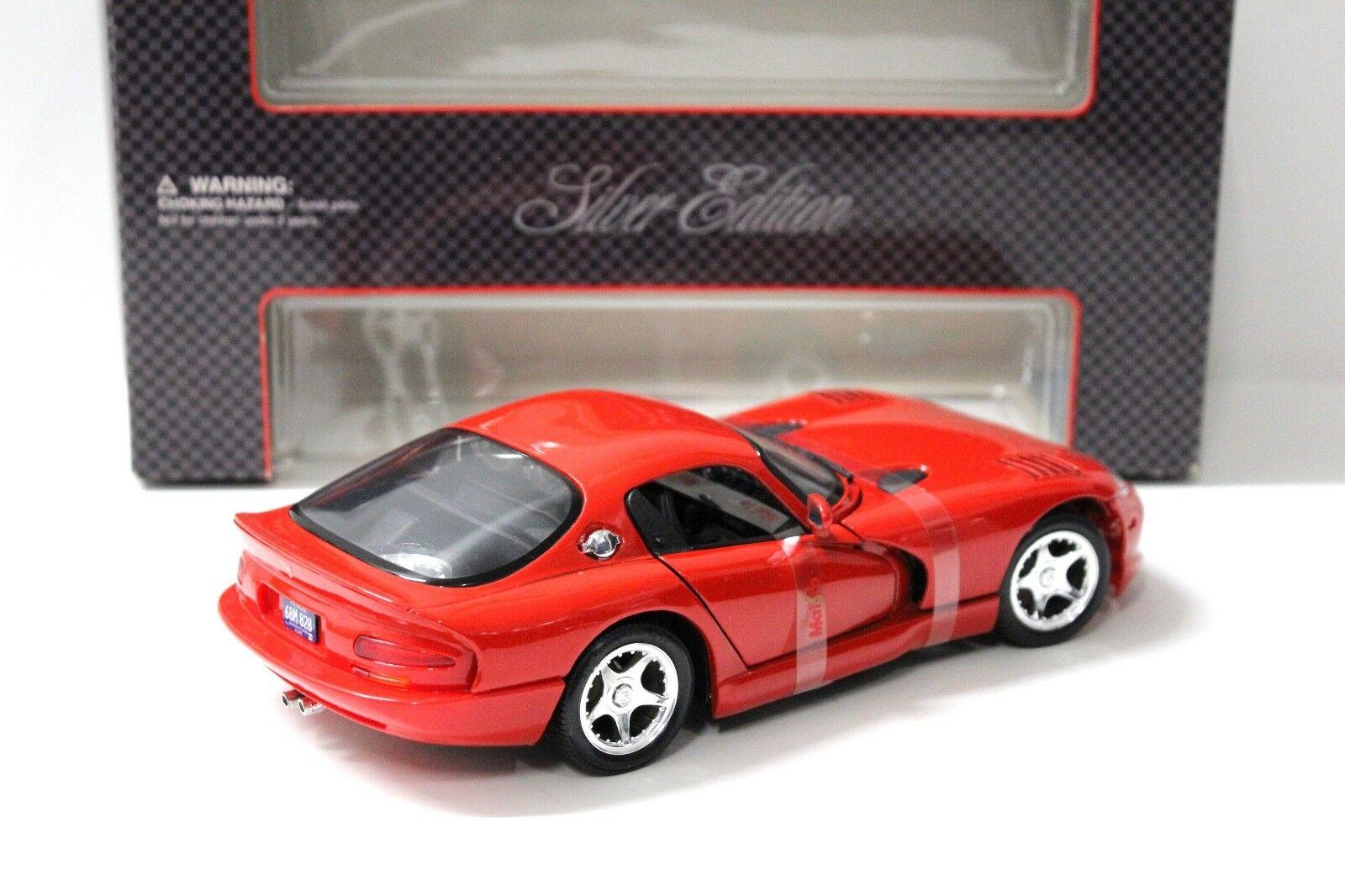 1:18 Maisto Dodge Viper GTS Coupe 1997 red