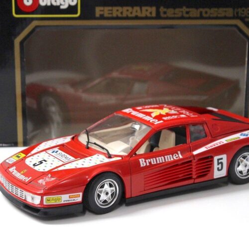 1:18 Bburago Ferrari Testarossa 1984 "BRUMMEL" #5 red