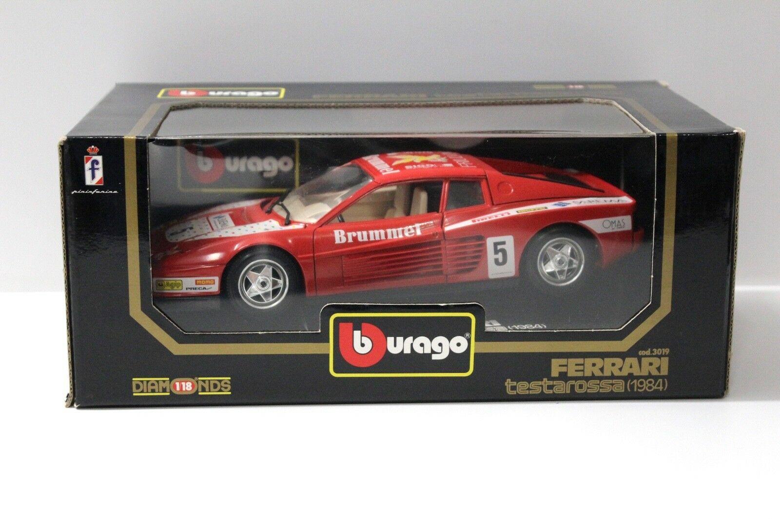 1:18 Bburago Ferrari Testarossa 1984 "BRUMMEL" #5 red