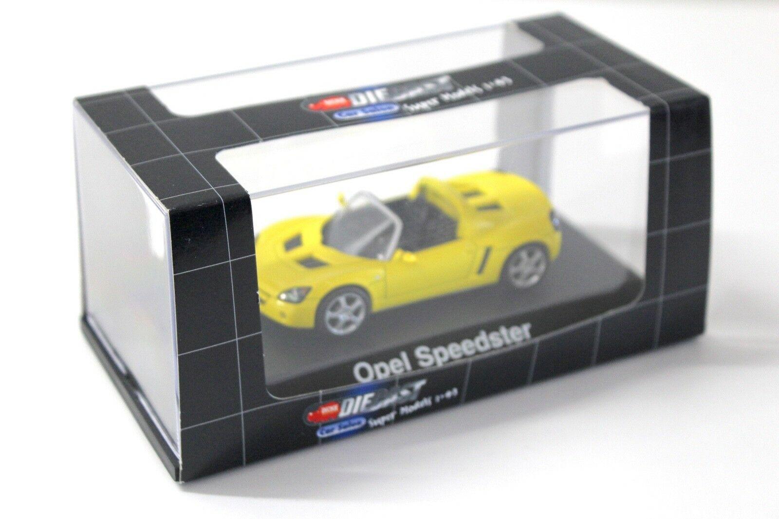 1:43 Dickie Schuco Opel Speedster yellow