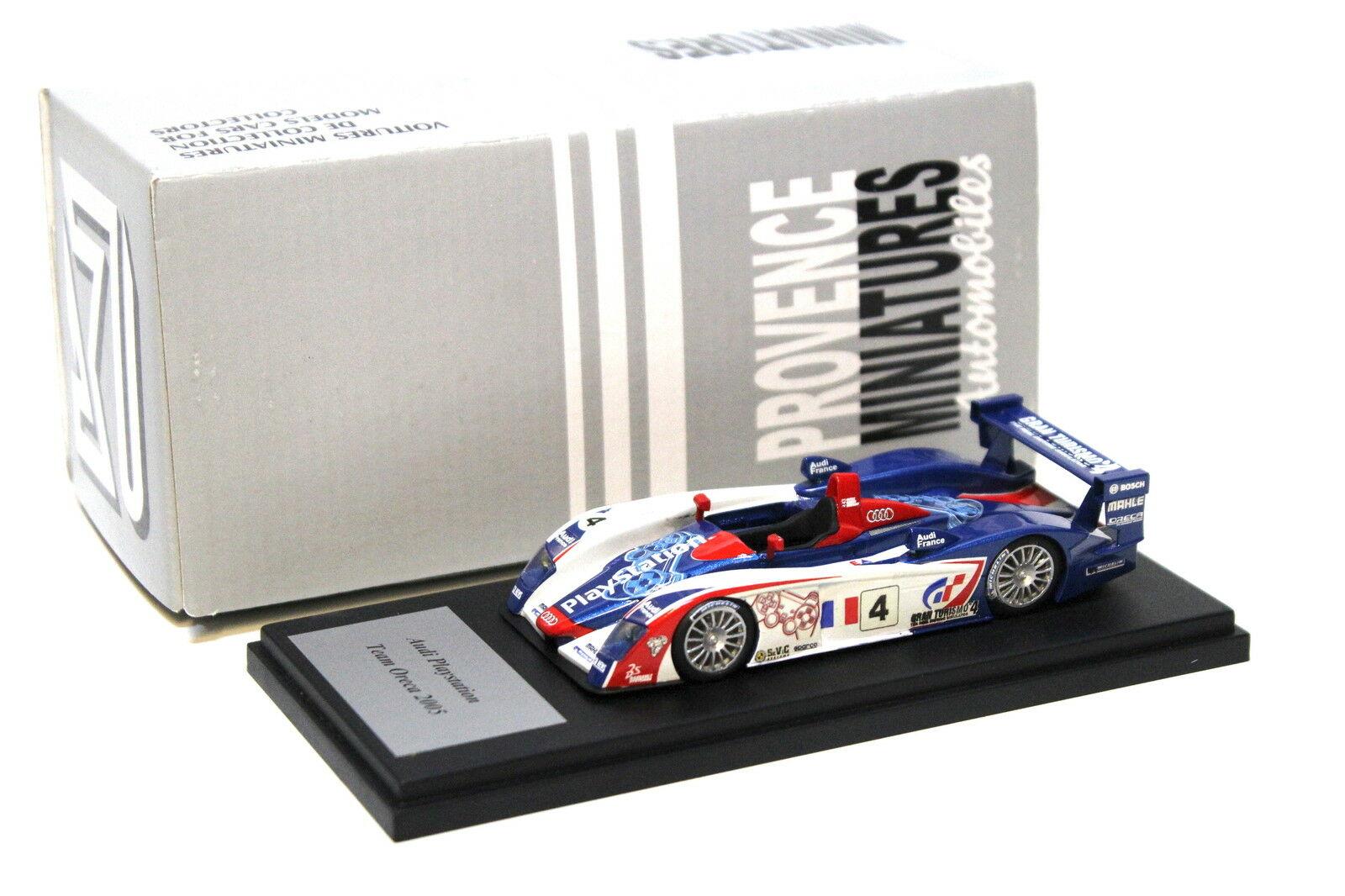 1:43 Provence Miniatures Audi R8 Playstation Oreca 2005
