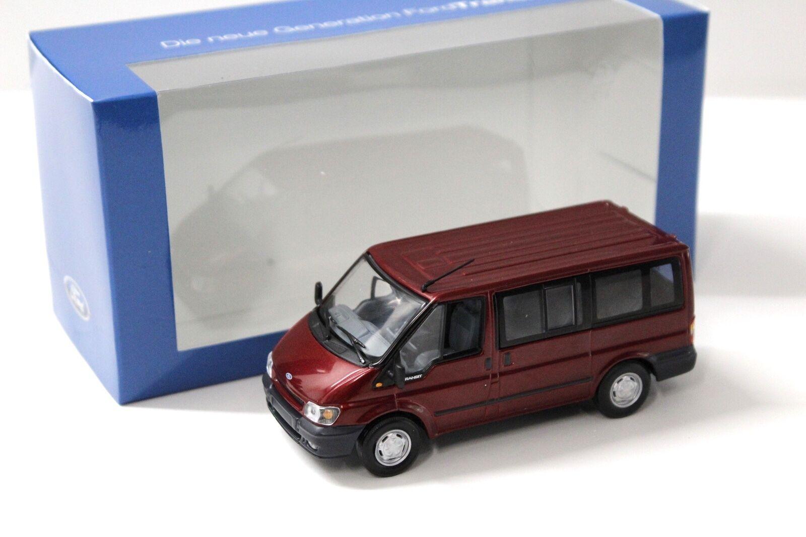 1:43 Minichamps Ford Transit Tourneo 2000 red DEALER VERSION