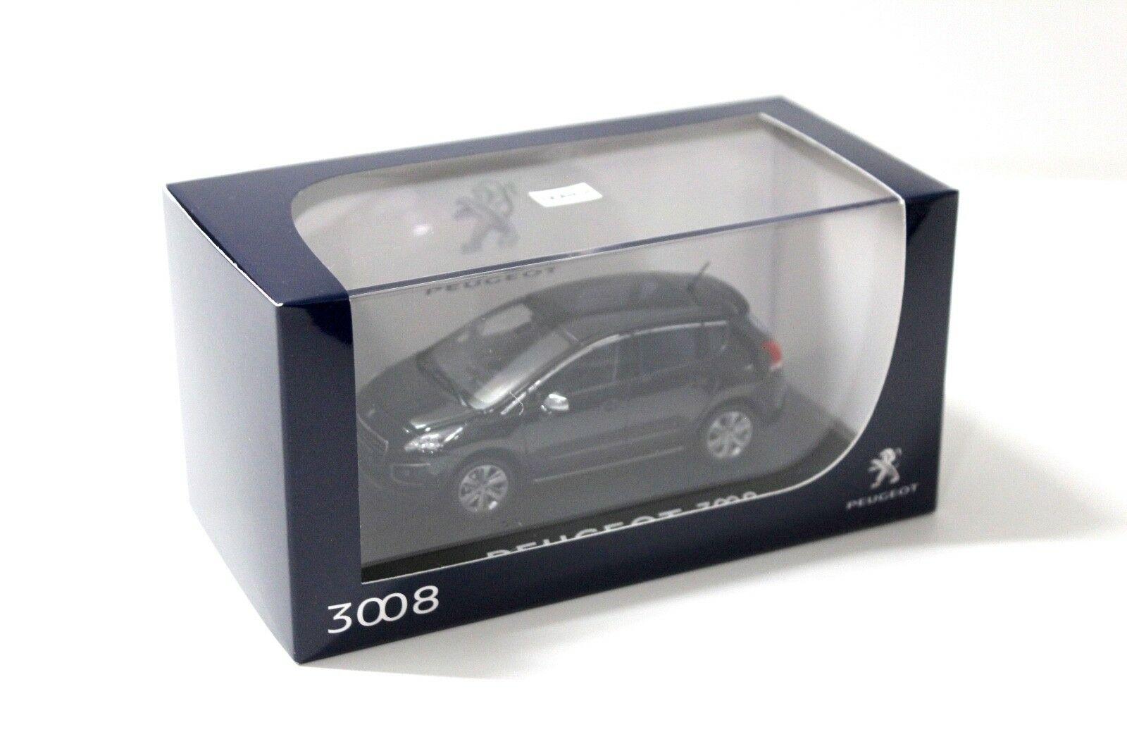 1:43 Norev Peugeot 3008 black DEALER VERSION