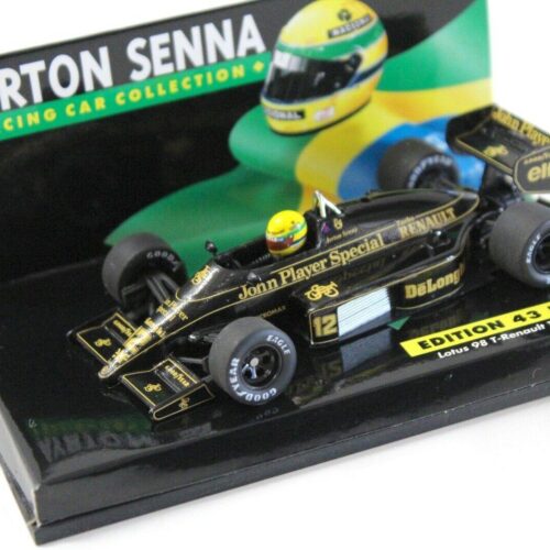 1:43 Minichamps Lotus 98T 1986 Ayrton Senna #12
