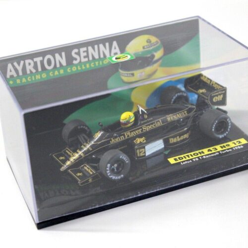1:43 Minichamps Lotus 98T 1986 Ayrton Senna #12