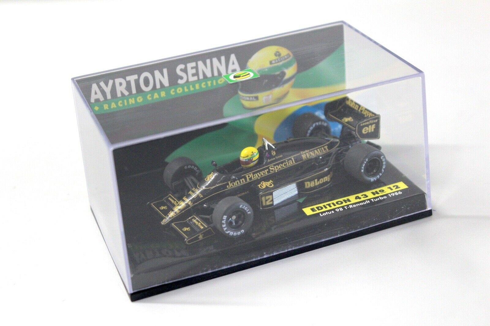 1:43 Minichamps Lotus 98T 1986 Ayrton Senna #12