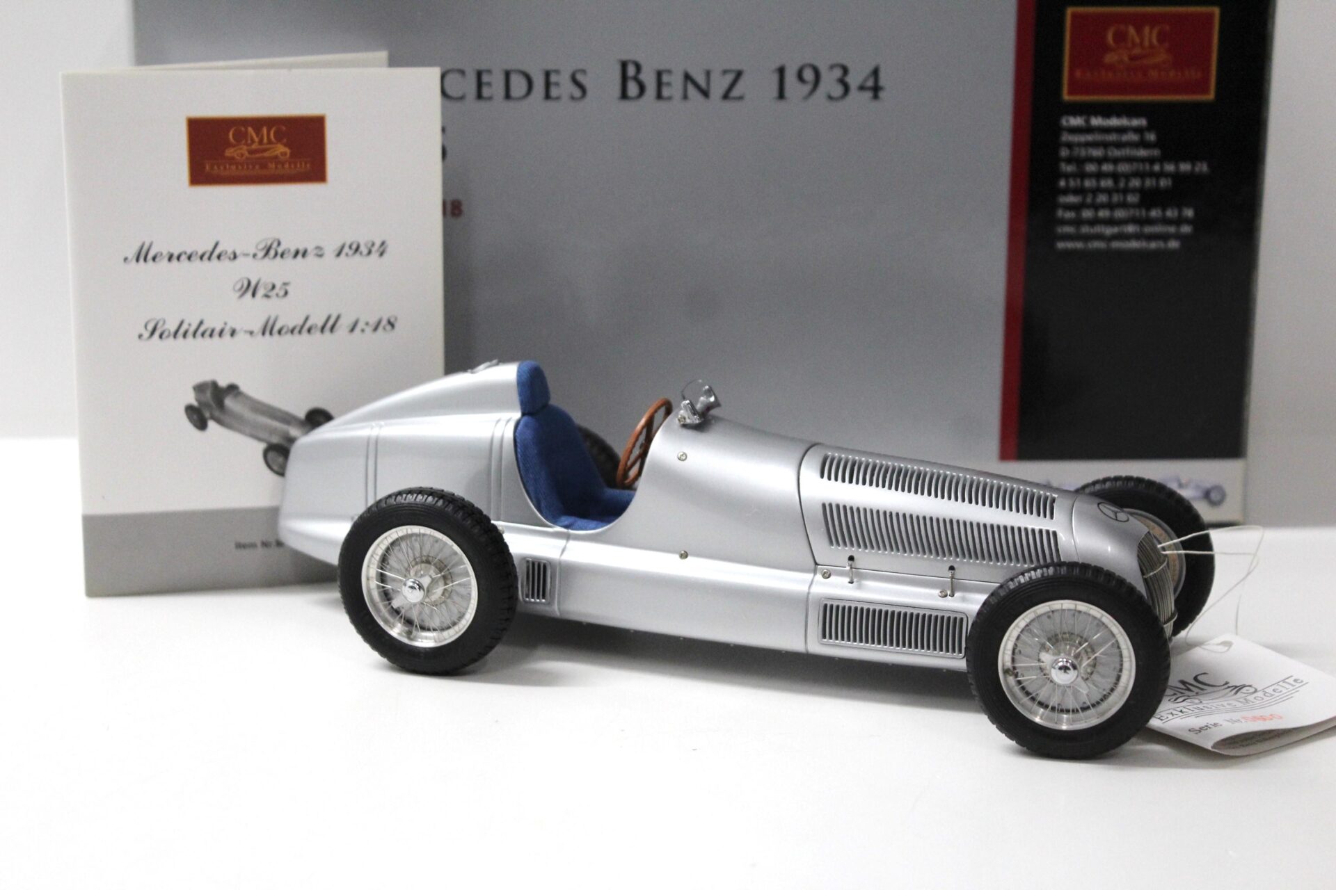 1:18 CMC Mercedes W25 Der erste Silberpfeil 1934