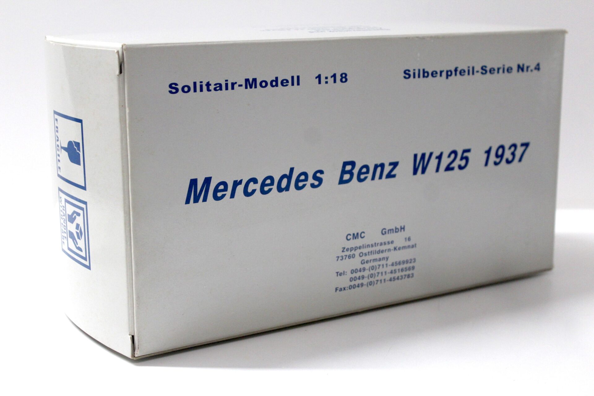 1:18 CMC Mercedes W125 Silberpfeil 1937 silver M-031
