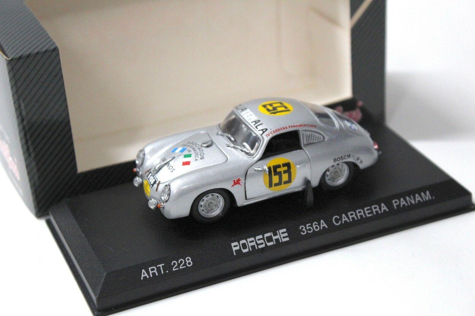 1:43 Detail Cars Porsche 356A Carrera Panamericana #153 silver