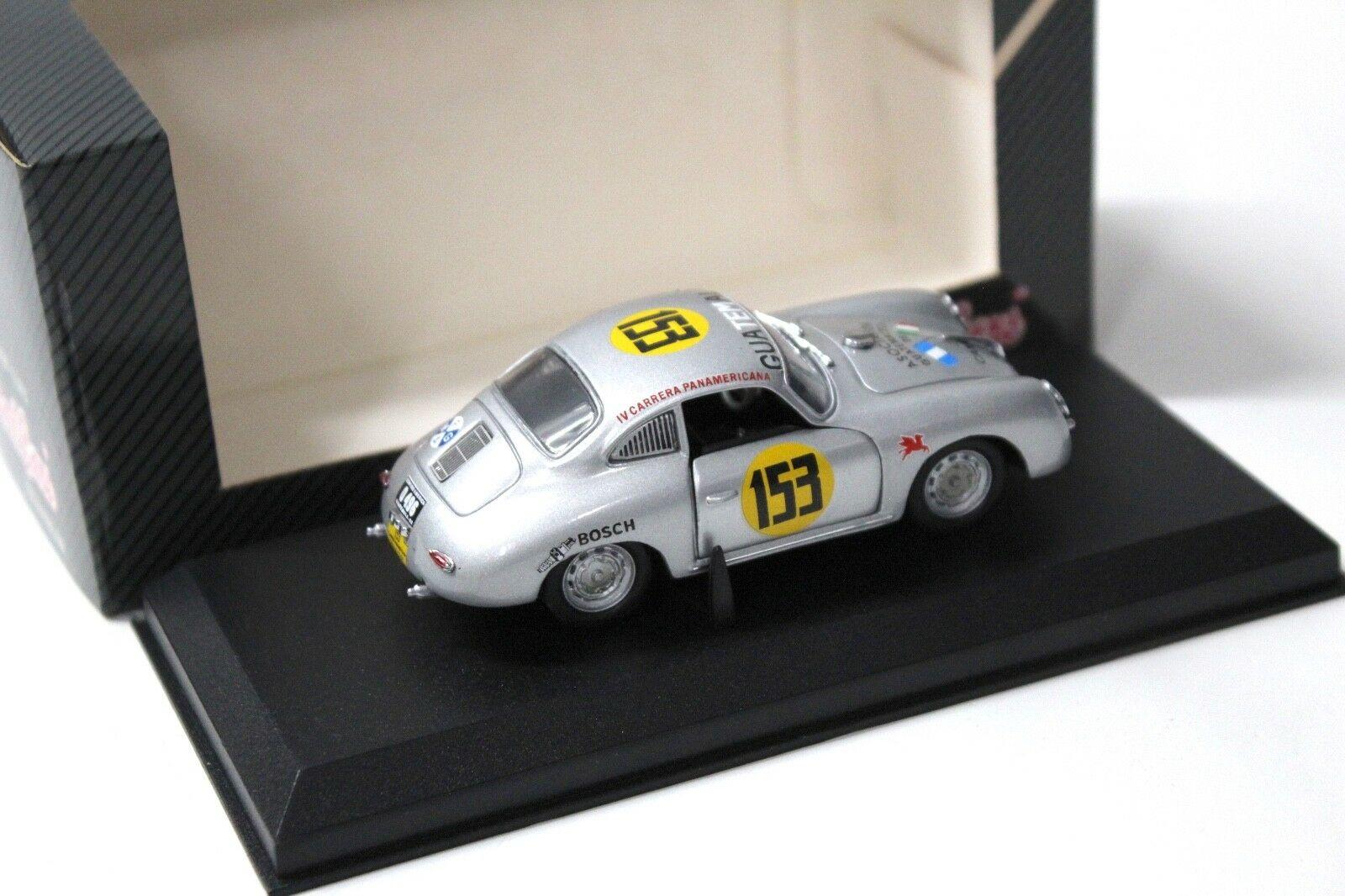 1:43 Detail Cars Porsche 356A Carrera Panamericana #153 silver