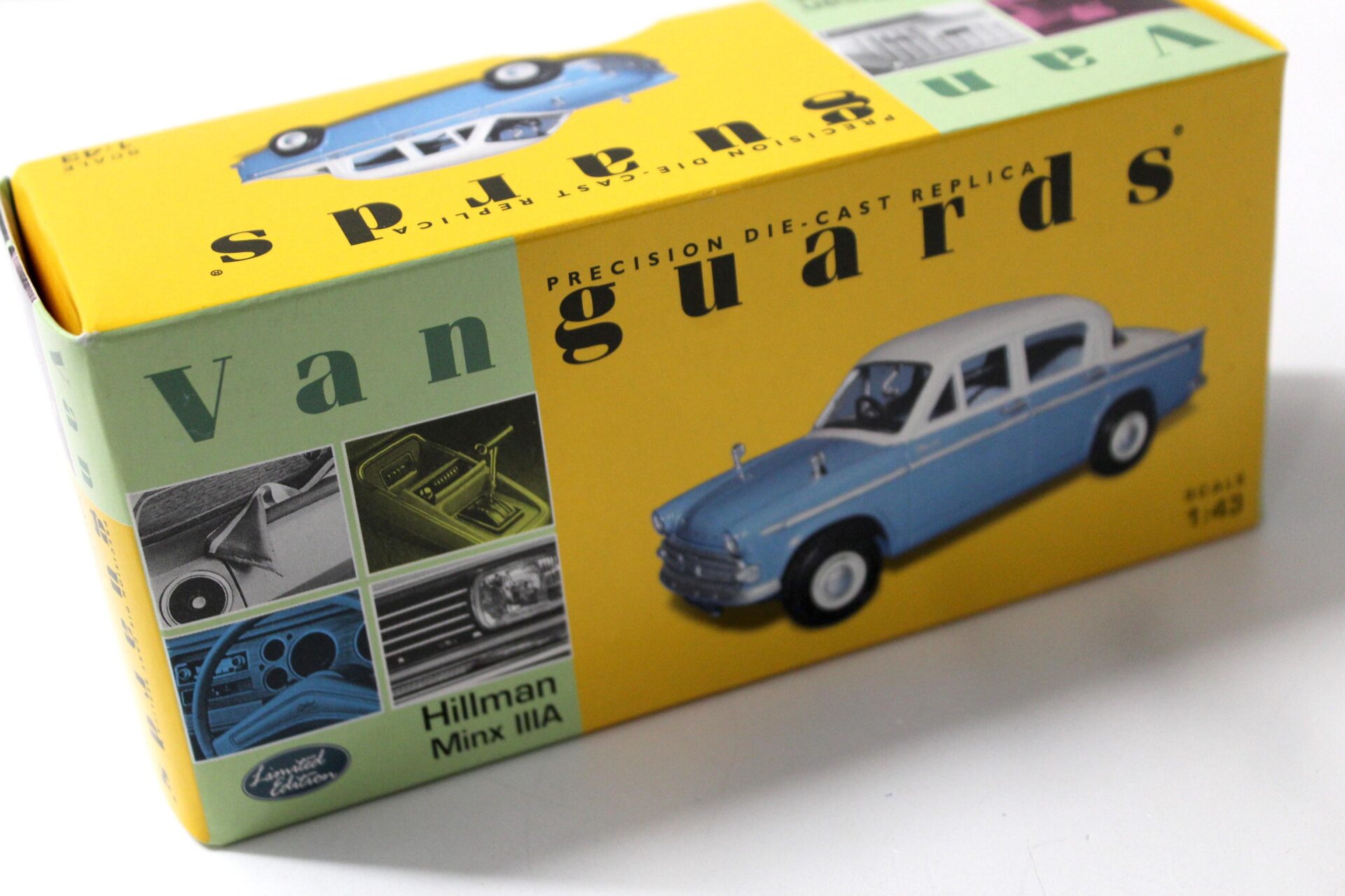 1:43 Vanguards Hillman Minx IIIA Azure blue & Pearl grey