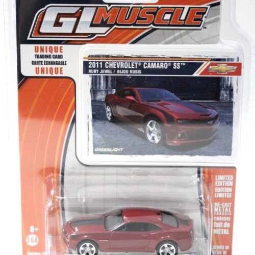 1:64 Greenlight Chevrolet Camaro SS 2011 red/ black