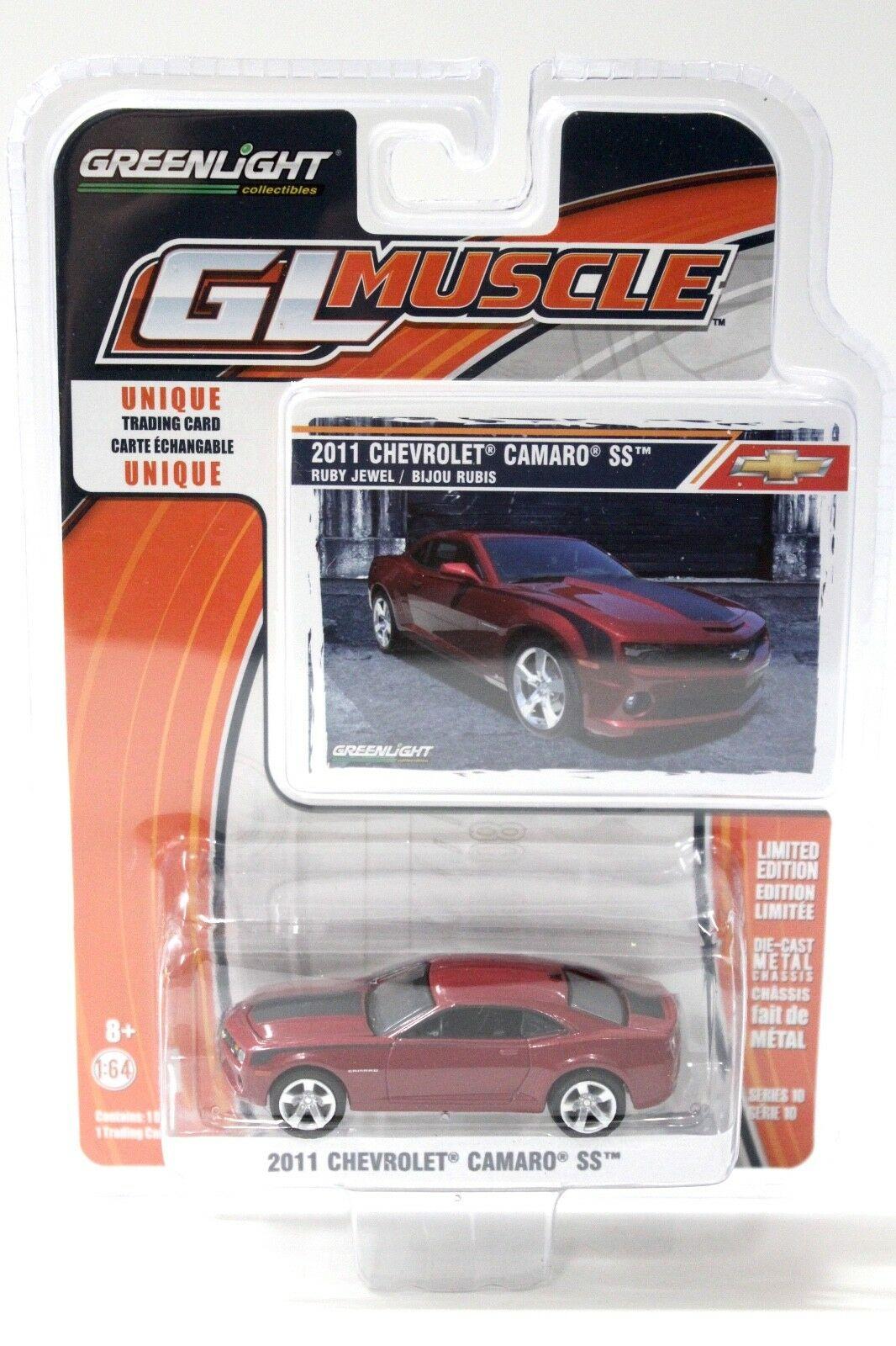 ID 47476 orig.jpg 1:64 Greenlight Chevrolet Camaro SS 2011 red/ black