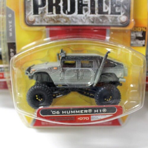 1:64 JADA Toys Hummer H1 MUDDY gray 5 pcs. SET - Image 2