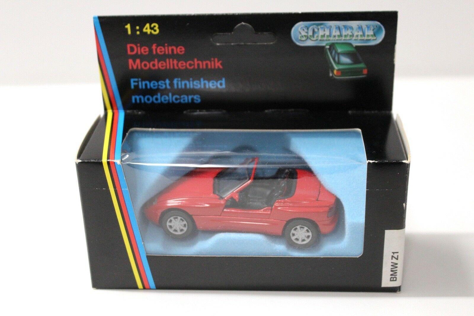 1:43 Schabak BMW Z1 Roadster red