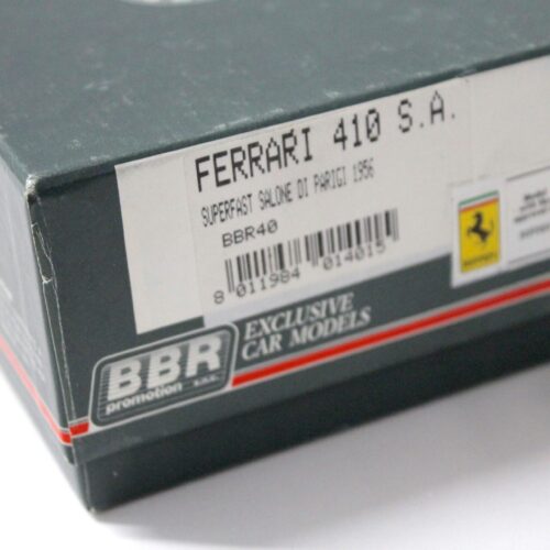 1:43 BBR Ferrari 410 S.A. Superfast Salone Di Parigi 1956 white