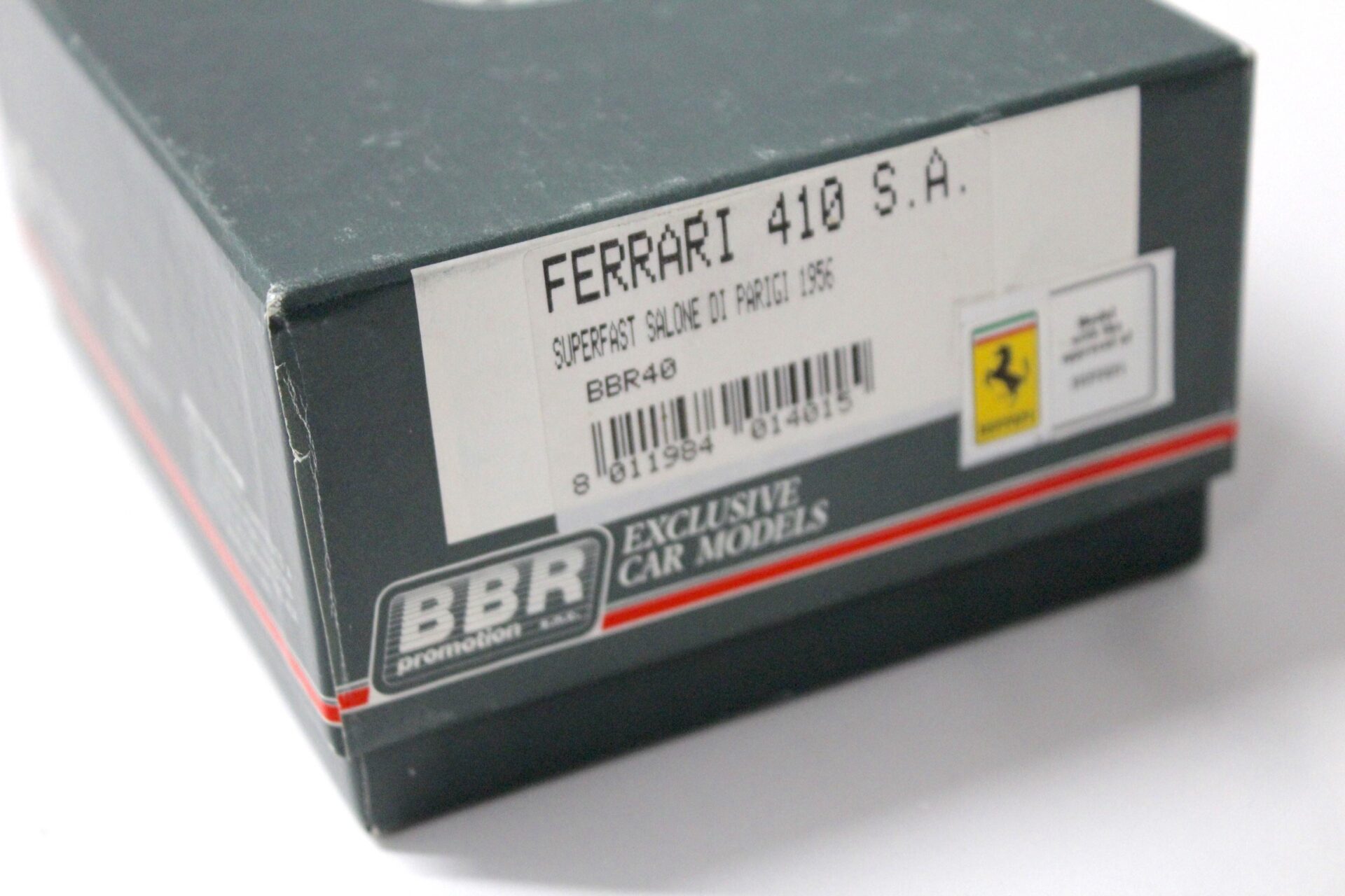 1:43 BBR Ferrari 410 S.A. Superfast Salone Di Parigi 1956 white