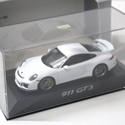 1:43 Minichamps Porsche 911 991 GT3 white DEALER VERSION