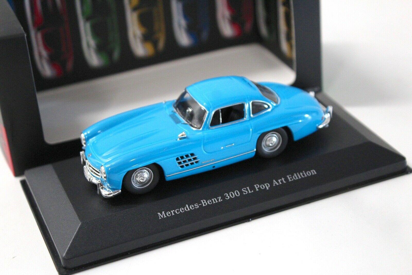 ID 47727 orig.jpg 1:43 Premium Collectibles Mercedes 300SL Pop Art blue DEALER VERSION
