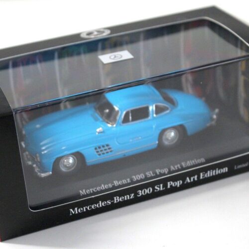 1:43 Premium Collectibles Mercedes 300SL Pop Art blue DEALER VERSION