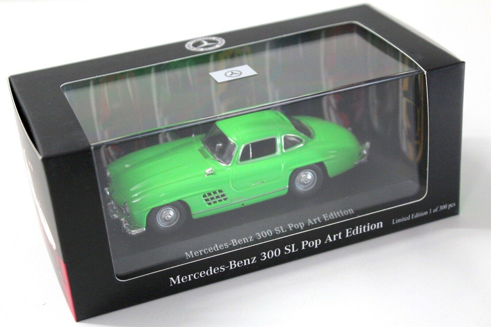1:43 Premium Collectibles Mercedes 300SL Pop Art green DEALER VERSION