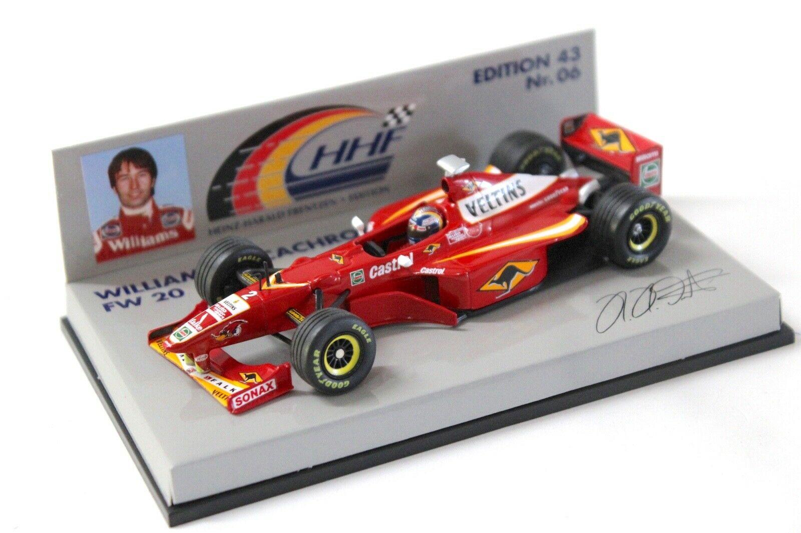 1:43 Minichamps F1 Williams FW20 Mecachrome Frentzen
