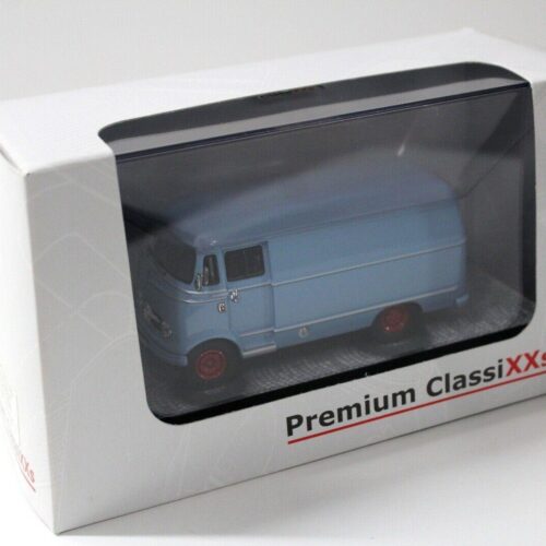 1:43 Premium ClassiXXs Mercedes L319 Van Kasten light blue