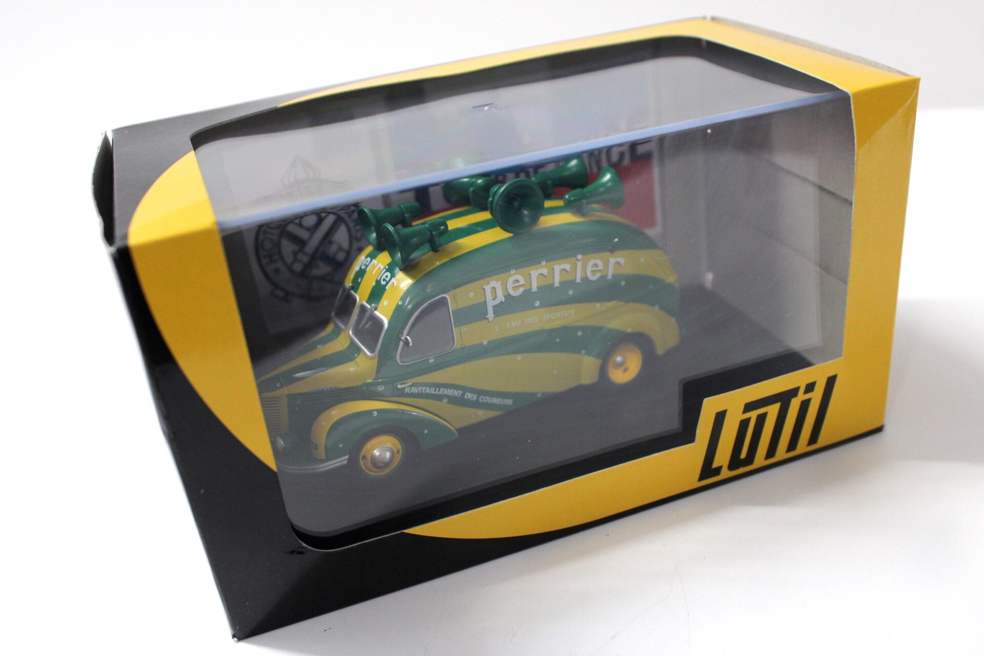 1:43 Lutil Momaco Hotchkiss PL20 "PERRIER" green/ yellow