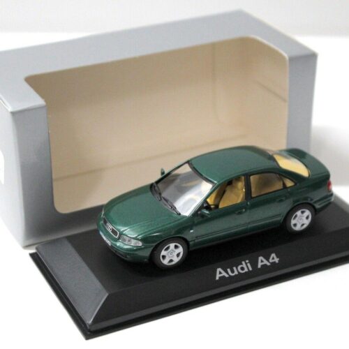 1:43 Minichamps Audi A4 (B5) Sedan green DEALER VERSION