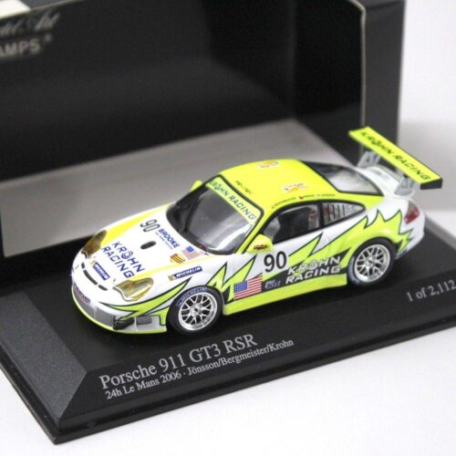 1:43 Minichamps Porsche 911 GT3 RSR 24h Le Mans 2006 Krohn Racing #90