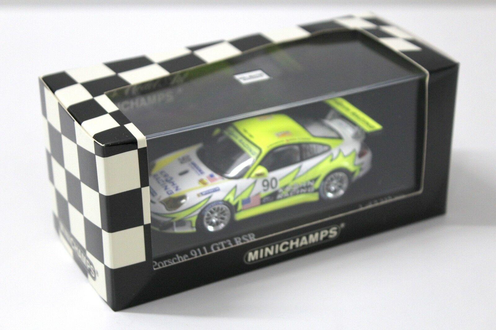 1:43 Minichamps Porsche 911 GT3 RSR 24h Le Mans 2006 Krohn Racing #90