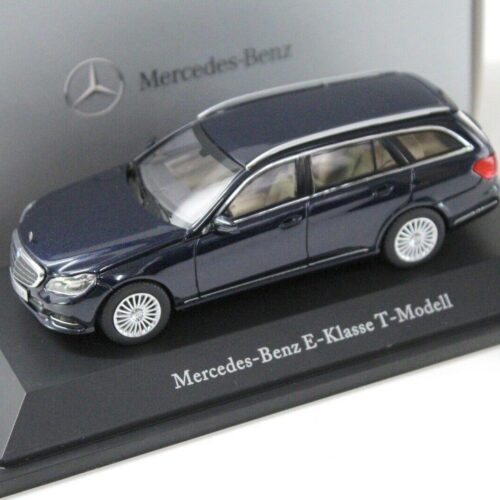 1:43 Kyosho Mercedes E-Klasse T-Modell dark blue DEALER VERSION