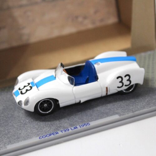 1:43 Spark Bizarre Cooper T39 Le Mans 1955 white/ blue #33