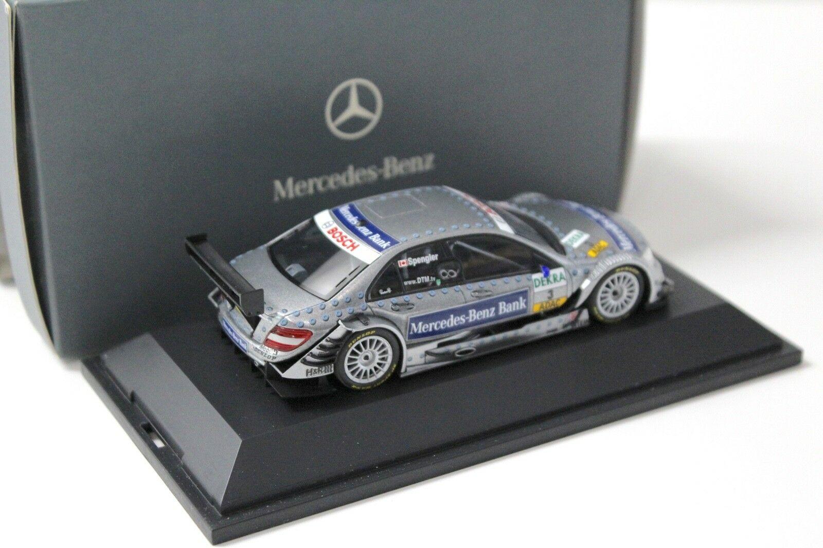 1:43 Minichamps Mercedes C-Klasse DTM #3 Spengler 2007 DEALER VERSION
