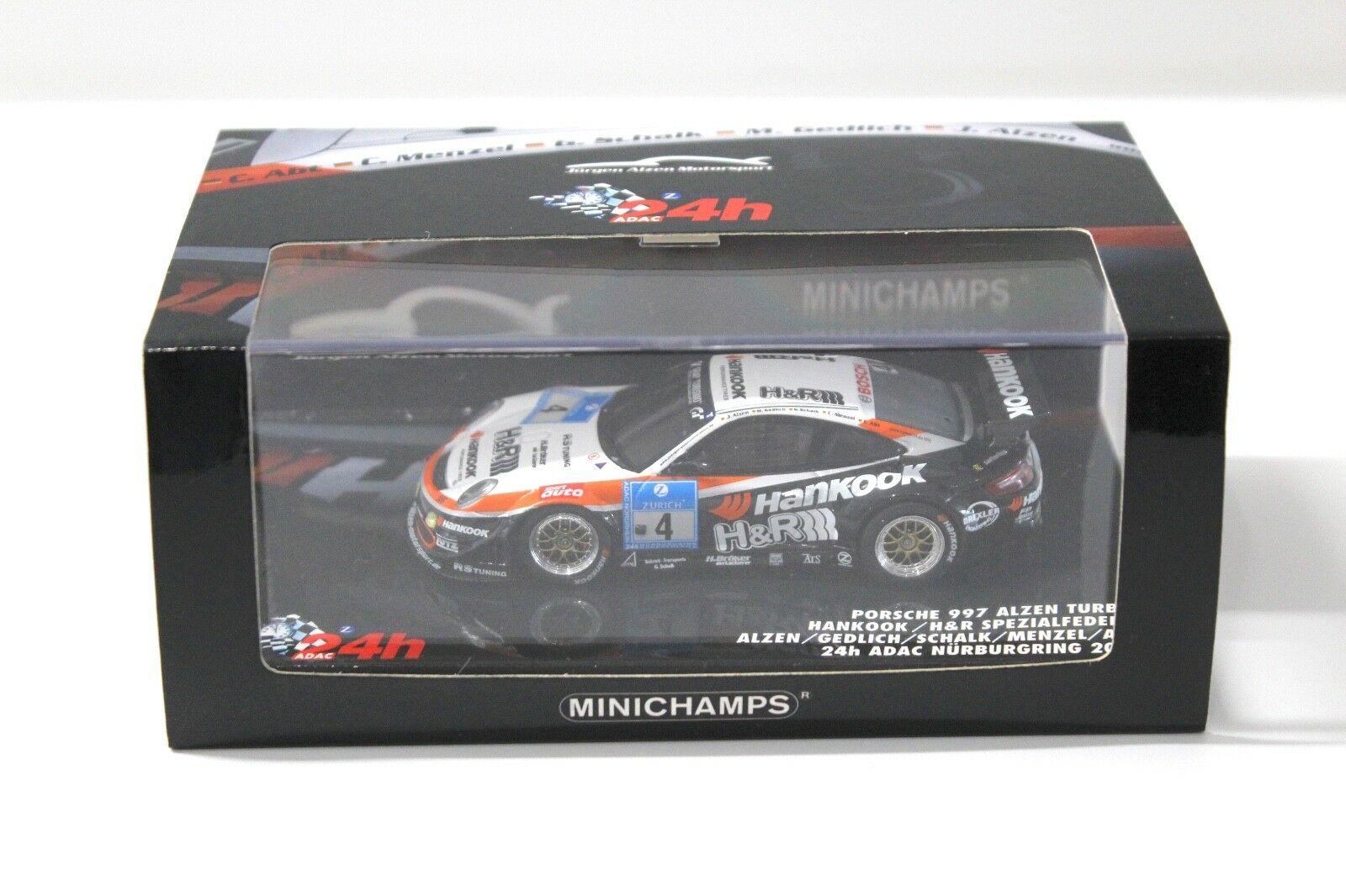 1:43 Minichamps Porsche 911 997 Alzen Turbo H&R 24h 2008 #4