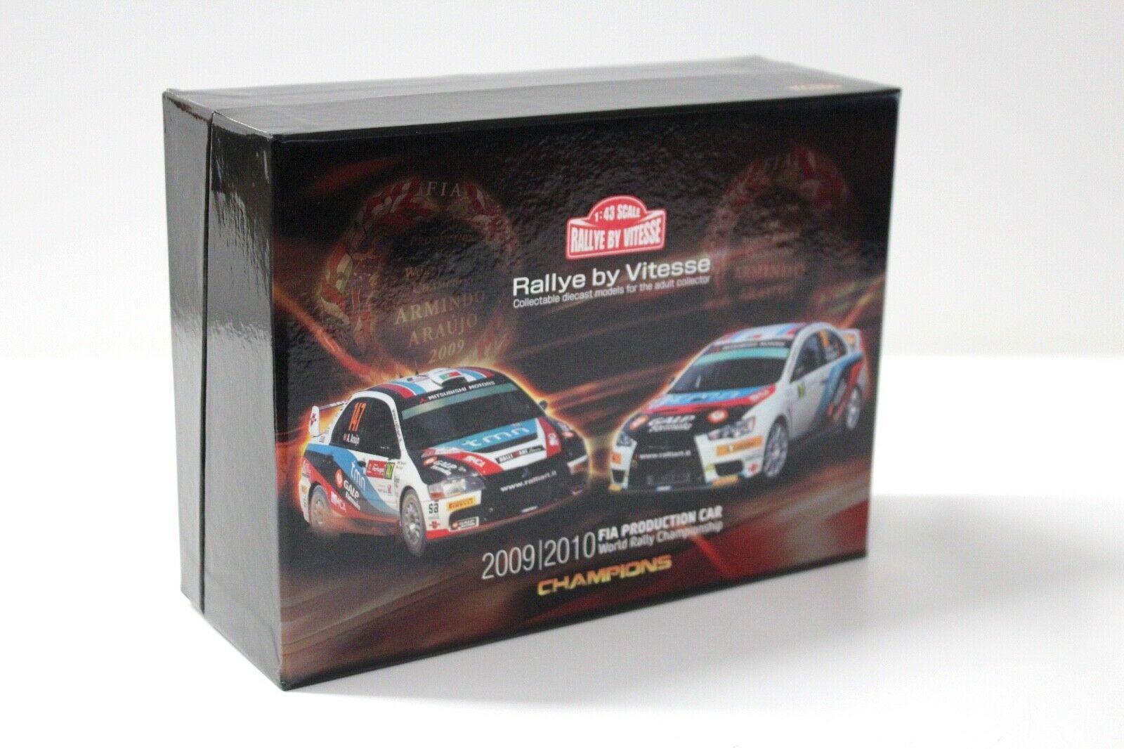 1:43 Vitesse Special WRC SET Mitsubishi Champion 2009/2010