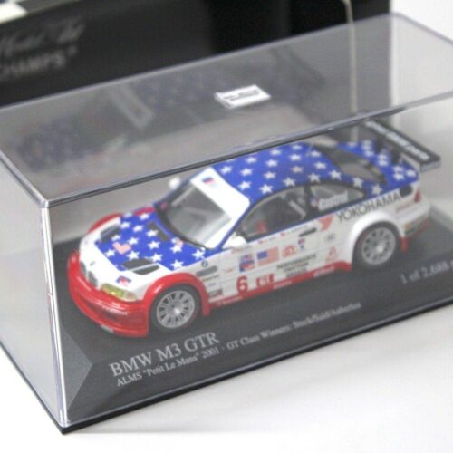 1:43 Minichamps BMW M3 GTR E46 ALMS 2001 Petit LM #6 - Image 3