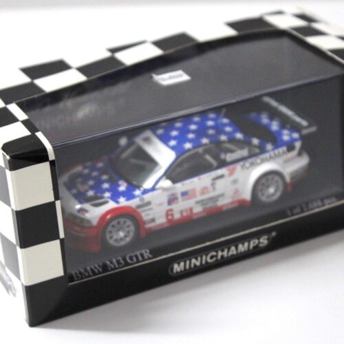 1:43 Minichamps BMW M3 GTR E46 ALMS 2001 Petit LM #6 - Image 4