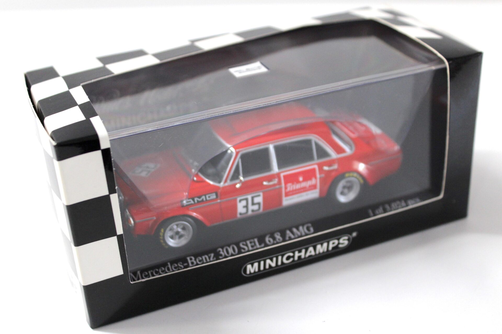 1:43 Minichamps Mercedes 300 SEL 6.8 AMG Südwestpokal Hockenheim 1971 #35