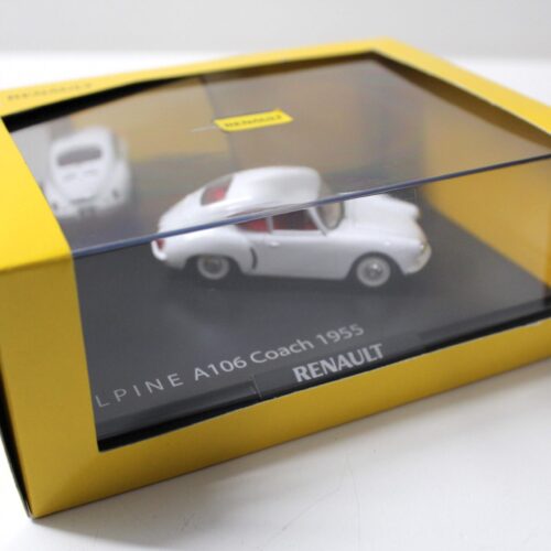 1:43 Norev Renault Alpine A106 Coach 1955 white DEALER VERSION
