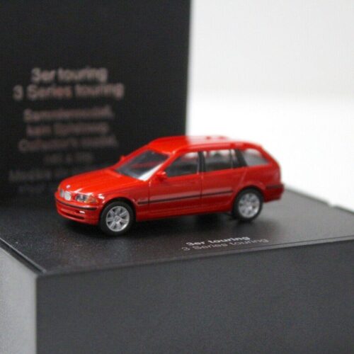 1:87 Herpa BMW 3er E46 Touring red DEALER VERSION