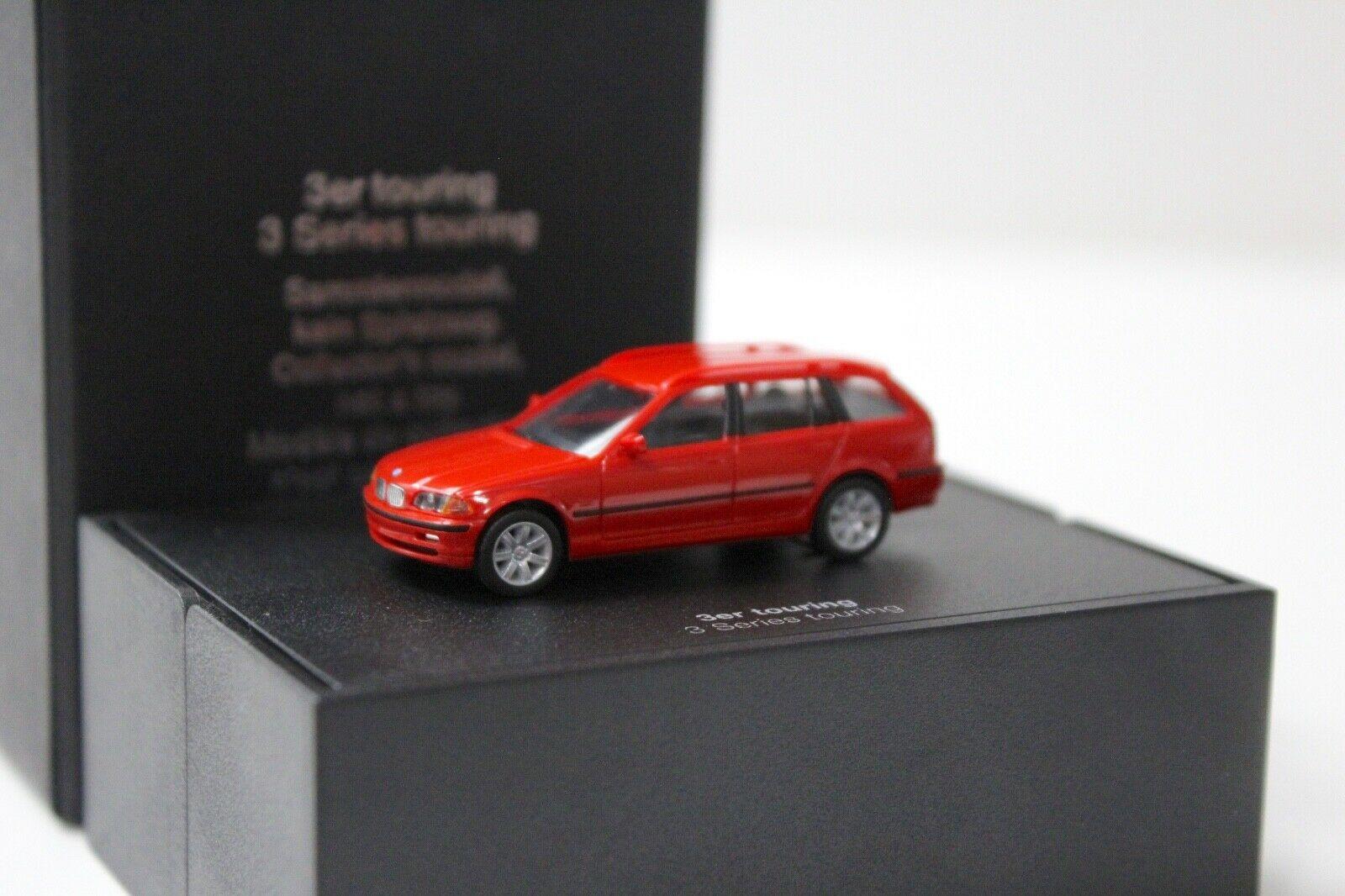 ID 48370 orig.jpg 1:87 Herpa BMW 3er E46 Touring red DEALER VERSION