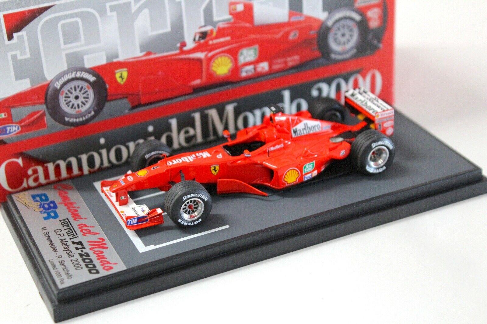 ID 48383 orig.jpg 1:43 BBR Ferrari F1-2000 GP Malaysia R.Barrichello red