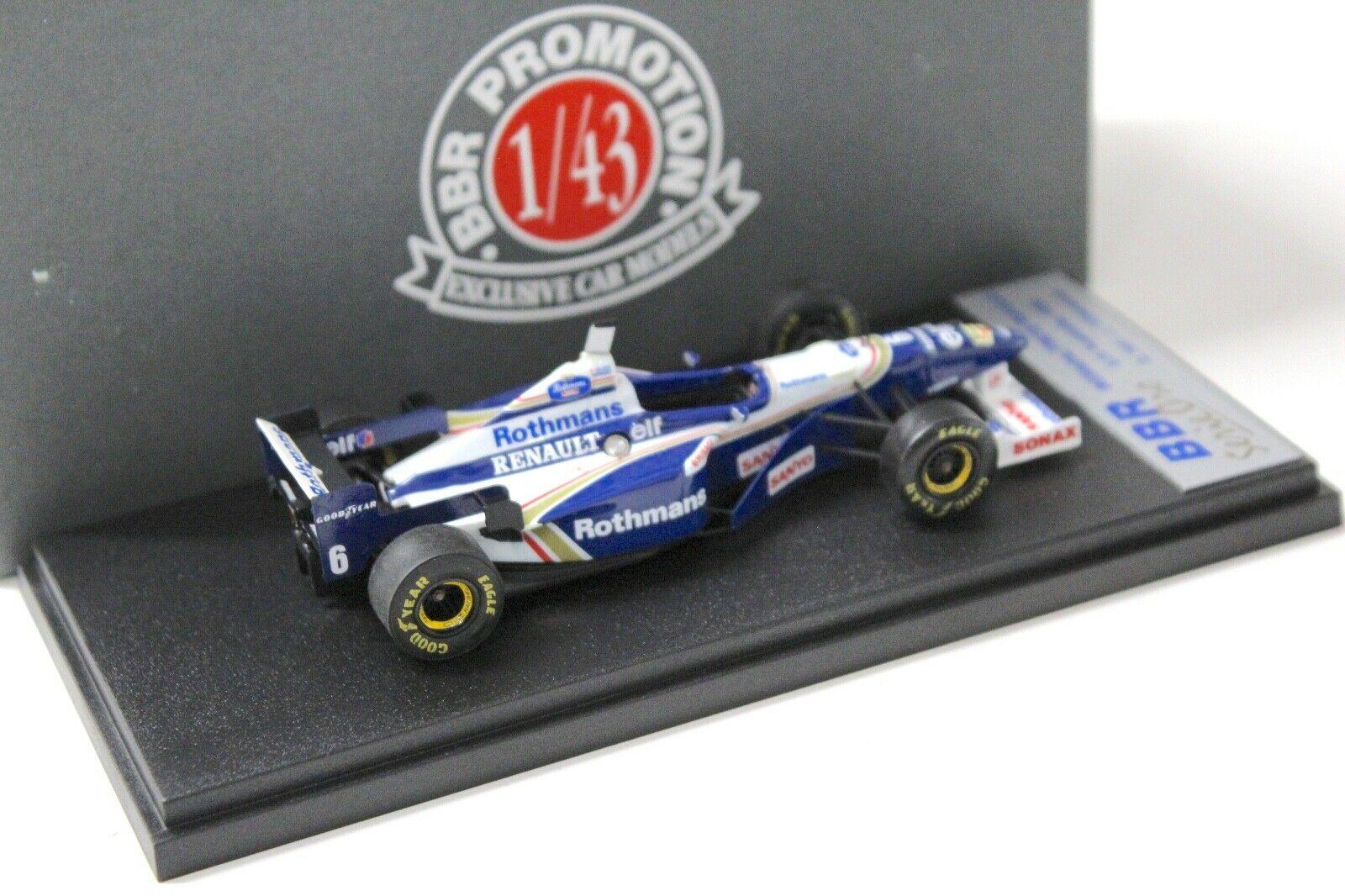 1:43 BBR () F1 Williams Renault FW18 GP Australia Villeneuve ROTHMANS
