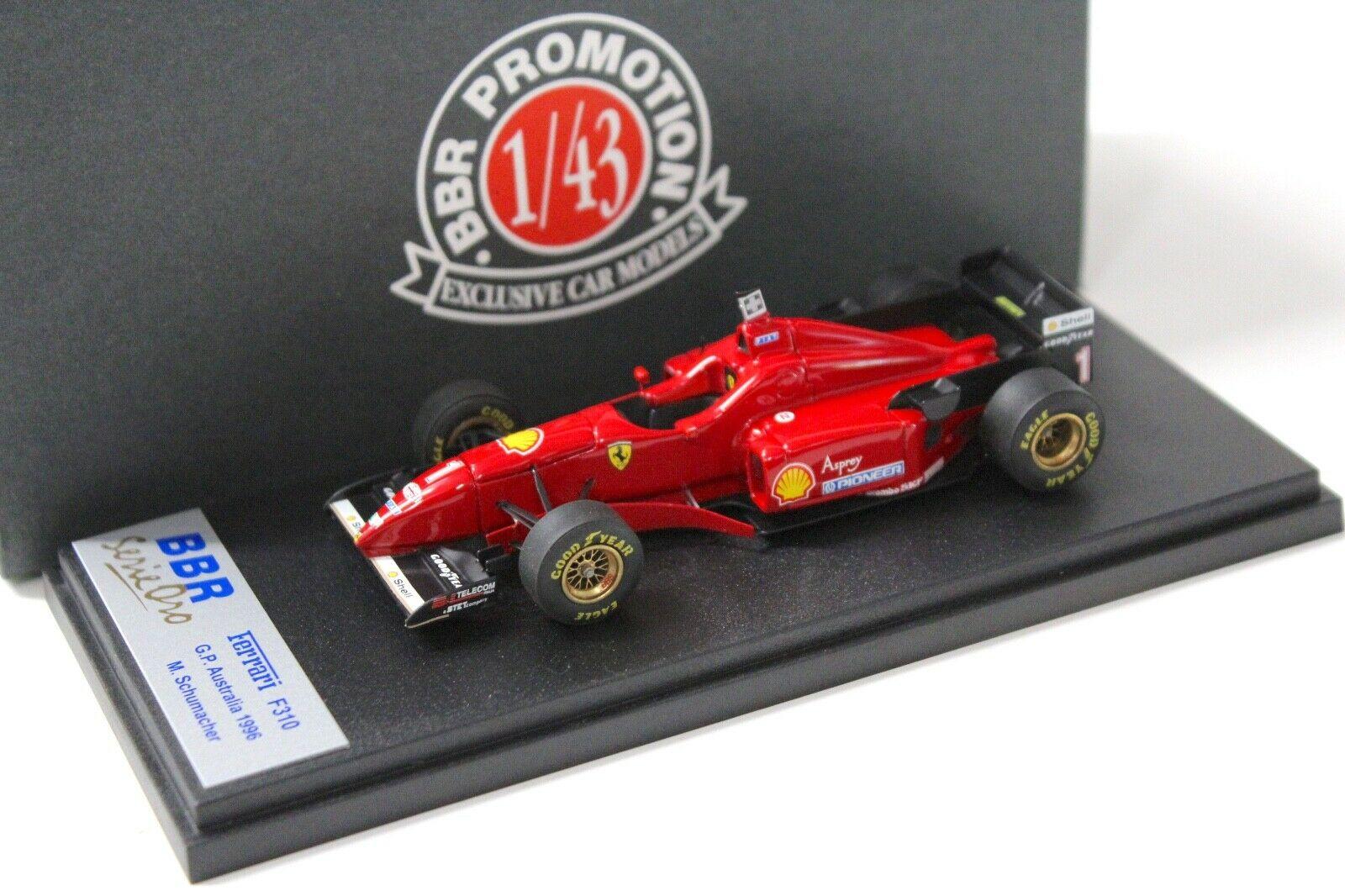 ID 48399 orig.jpg 1:43 BBR () F1 Ferrari F310 GP Australia 1996 M.Schumacher