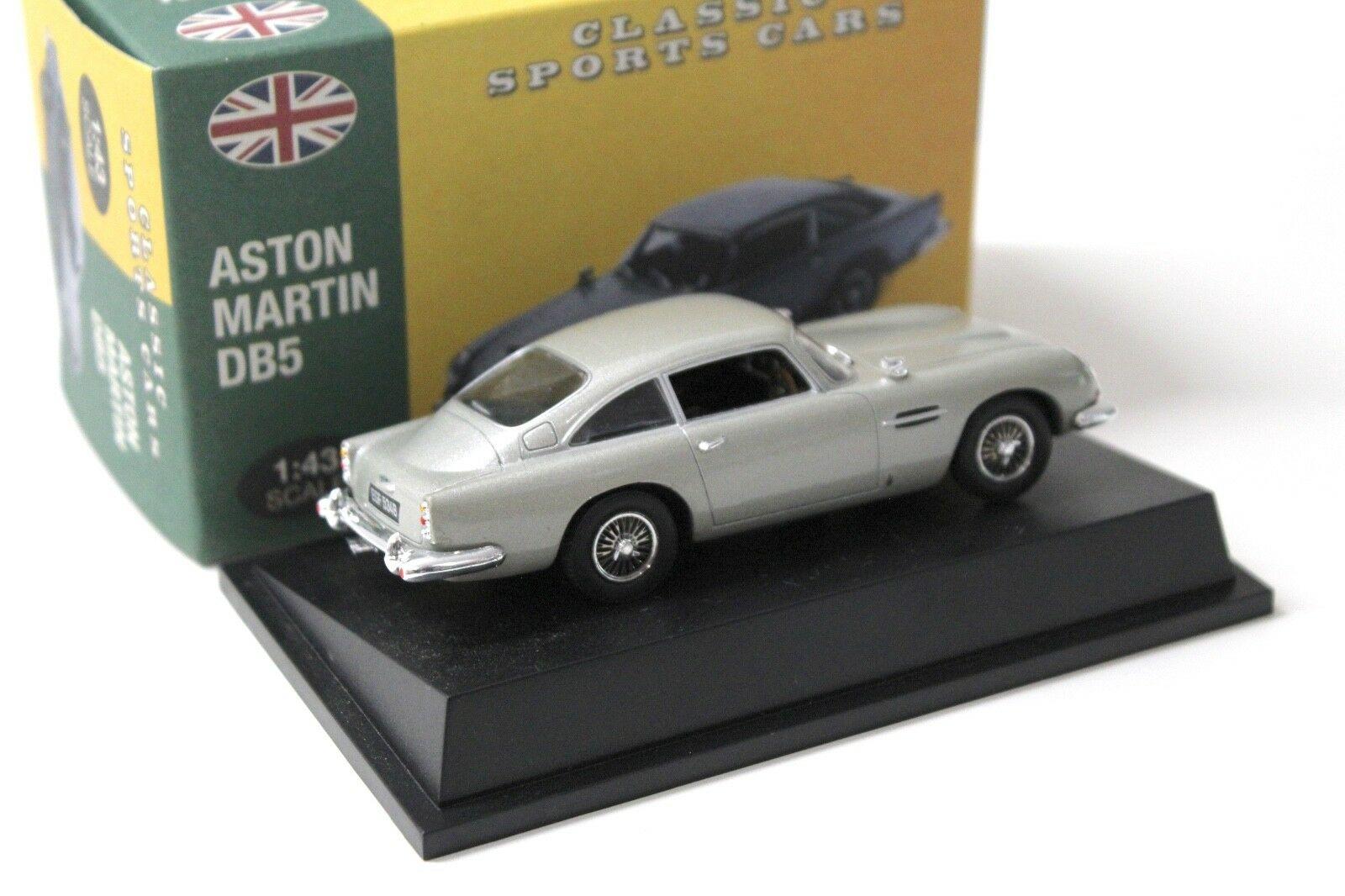 1:43 Atlas By Norev Aston Martin DB5 grey Classic Sport Car